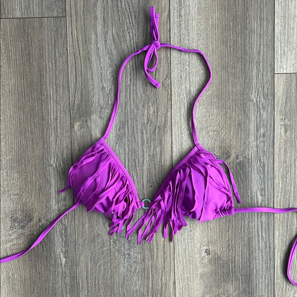 Fringe String Bikini Top